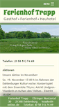 Mobile Screenshot of ferienhof-trapp.de